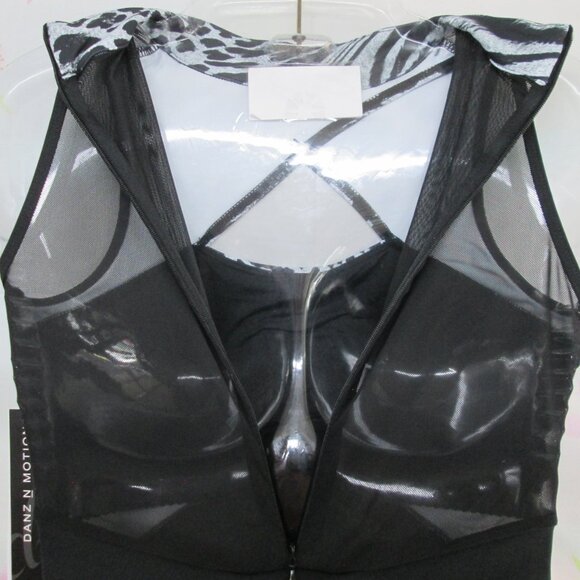 Leotard Danznmotion New Size PA SA MA LA XL Jazz Ballet Dance Gymnastics Zebra - Picture 6 of 10